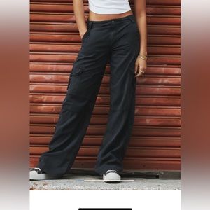 American Eagle Dreamy Drape Pant Black